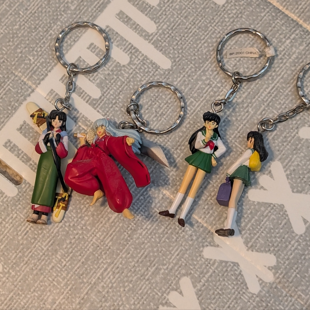 Vintage Inuyasha keychains